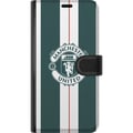 Miniatyrbild 3 av 3: Kompatibelt Plånboksfodral till Samsung Galaxy A32 5G Manchester United logo crest fotboll klubb Premier League Red Devils poster retro vit grön desi