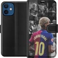 Miniatyrbillede 1 af 3: Kompatibel Tegnebogsetui til Apple iPhone 12 mini FCB Yamal Barcelona fremtidens fodboldstjerne