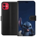 Miniatyrbillede 1 af 3: Kompatibel Tegnebogsetui til Apple iPhone 11 Stitch Disney blå alien Lilo og Stitch kawaii-karakter nattehimmel stjernehimmel sød tegnekunst