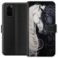 Miniatyrbilde 1 av 3: Kompatibelt Lommeboketui til Samsung Galaxy S20+ Hesten i kjærlighet