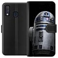 Miniatyrbild 1 av 3: Kompatibelt Plånboksfodral till Samsung Galaxy A40 R2D2 Star Wars