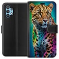 Miniatyrbillede 1 af 3: Kompatibel Tegnebogsetui til Samsung Galaxy A32 5G Leopard