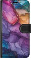 Miniatyrbild 3 av 3: Kompatibelt Plånboksfodral till Samsung Galaxy S21+ 5G Färgstarka stenar