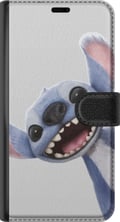 Pikkukuva 3 / 3: Yhteensopiva Lompakkokotelo Samsung Galaxy A52s 5G Stitch liikkeessä - Kawaii-suunnittelu faneille ja lapsille