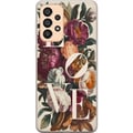 Pikkukuva 1 / 3: Yhteensopiva Puhelinkuori Samsung Galaxy A33 5G Love-kukkakuvio pioneilla vintage-tyyliin, romanttinen ja lämmin design sinulle, joka rakastat klassi