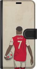 Pikkukuva 3 / 3: Yhteensopiva Lompakkokotelo Apple iPhone 11 Saka Fotboll Arsenal FC Motiv Spelare Premier League