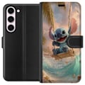 Pikkukuva 1 / 3: Yhteensopiva Lompakkokotelo Samsung Galaxy S23 Disney Stitch keräilyhahmo sininen avaruusolento