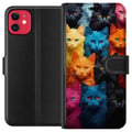 Pikkukuva 1 / 3: Yhteensopiva Lompakkokotelo Apple iPhone 11 Kissoja