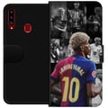 Miniatyrbild 1 av 2: Kompatibelt Plånboksfodral till Samsung Galaxy A20s FCB Yamal Barcelona framtidens fotbollsstjärna