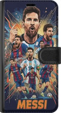 Pikkukuva 3 / 3: Yhteensopiva Lompakkokotelo Samsung Galaxy S20 Messi-juliste Argentiina Barcelona jalkapallolegenda GOAT maailmanmestaruuskilpailut numero 10 jalkapa