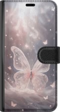 Miniatyrbild 3 av 3: Kompatibelt Plånboksfodral till Samsung Galaxy A34 Fjäril