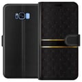 Miniatyrbillede 1 af 3: Kompatibel Tegnebogsetui til Samsung Galaxy S8 Glamourøst