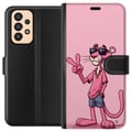 Pikkukuva 1 / 3: Yhteensopiva Lompakkokotelo Samsung Galaxy A33 5G Pink Panter Peace