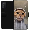 Miniatyrbilde 1 av 2: Kompatibelt Lommeboketui til Samsung Galaxy A03s Katt Genser
