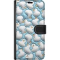 Pikkukuva 3 / 3: Yhteensopiva Lompakkokotelo Samsung Galaxy S23+ Kuplat Sinisessä