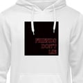 Miniatyrbilde 1 av 9: Barnehettegenser Stranger Things Venner Lyver Ikke - neonrød tekstdesign med populært Stranger Things sitat fra serien Hvit 12-13 År