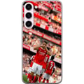 Pikkukuva 1 / 3: Yhteensopiva Puhelinkuori Samsung Galaxy S23+ Arsenal-kuvitus – Martin Ødegaard jalkapallopaidassa, maalijuhlan design