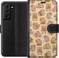 Miniatyrbillede 1 af 3: Kompatibel Tegnebogsetui til Samsung Galaxy S21+ 5G Kawaii capybara mobilcover med flere søde figurer