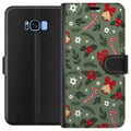 Miniatyrbillede 1 af 3: Kompatibel Tegnebogsetui til Samsung Galaxy S8 Glædelig Jul mønster