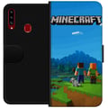 Miniatyrbild 1 av 2: Kompatibelt Plånboksfodral till Samsung Galaxy A20s Minecraft Key Art