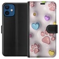 Pikkukuva 1 / 3: Yhteensopiva Lompakkokotelo Apple iPhone 12 mini Pörröiset Tassut