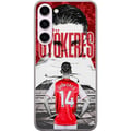 Pikkukuva 1 / 3: Yhteensopiva Puhelinkuori Samsung Galaxy S23+ Viktor Gyökeres Arsenal-kuvitus – Jalkapallotaidetta pelipaidan numerolla 14