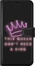 Pikkukuva 3 / 3: Yhteensopiva Lompakkokotelo Samsung Galaxy A52s 5G Kuningatar Lainaus Tyttövoima Feministi