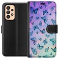 Miniatyrbillede 1 af 3: Kompatibel Tegnebogsetui til Samsung Galaxy A53 5G Sommerfugle