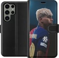 Miniatyrbilde 1 av 3: Kompatibelt Lommeboketui til Samsung Galaxy S23 Ultra Lamine Yamal - Barcelonas Wonderkid i Fokus