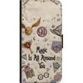 Miniatyrbilde 3 av 3: Kompatibelt Lommeboketui til OnePlus 9 Pro Brodert magisk illustrasjon med symboler, sitater og fantasiverden i drømmende eventyrstil
