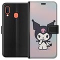 Miniatyrbillede 1 af 2: Kompatibel Tegnebogsetui til Samsung Galaxy A20e Kawaii Sanrio Kuromi