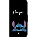 Miniatyrbild 2 av 2: Kompatibelt Plånboksfodral till Samsung Galaxy A20s Stitch I Love You