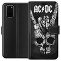 Miniatyrbilde 1 av 3: Kompatibelt Lommeboketui til Samsung Galaxy S20+ ACDC Rockemusikkband Gitar Klassisk