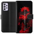 Miniatyrbilde 1 av 3: Kompatibelt Lommeboketui til Samsung Galaxy A52s 5G Kpop Demon Hunters Huntrix Rumi collage chibi karakterer illustrasjon