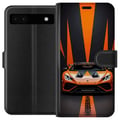 Pikkukuva 1 / 3: Yhteensopiva Lompakkokotelo Google Pixel 6a Lamborghini Huracán oranssi superauto luksusauto urheiluauto kilpa-ajo etunäkymä auto eksoottinen nopea j