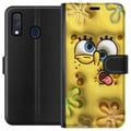 Miniatyrbild 1 av 3: Kompatibelt Plånboksfodral till Samsung Galaxy A40 SpongeBob