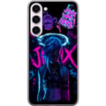 Pikkukuva 1 / 3: Yhteensopiva Puhelinkuori Samsung Galaxy S23+ Arcane Jinx juliste League of Legends LoL graffiti neon anime Netflix pelihahmo fanitaidedesign