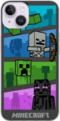 Pikkukuva 1 / 3: Yhteensopiva Puhelinkuori Apple iPhone 15 Minecraft