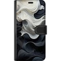Pikkukuva 3 / 3: Yhteensopiva Lompakkokotelo Apple iPhone 12 mini Silkki Musta/Valkoinen