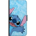 Miniatyrbillede 3 af 3: Kompatibel Tegnebogsetui til OnePlus 9 Pro Stitch, der rækker frem i en farverig illustration med blomstret baggrund