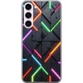 Pikkukuva 1 / 3: Yhteensopiva Puhelinkuori Samsung Galaxy S23+ Moderni neonkuvio terävillä valoviivoilla