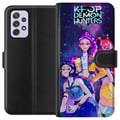 Miniatyrbild 1 av 3: Kompatibelt Plånboksfodral till Samsung Galaxy A52s 5G Kpop Demon Hunters Idol Trio Cosmic Space Energy Neon Fantasy Aura