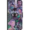 Miniatyrbild 2 av 2: Kompatibelt Plånboksfodral till Samsung Galaxy A20s Kpop Demon Hunters Zoey Aesthetic Purple Love Me Mystic Idol Vibe