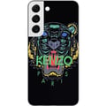 Miniatyrbild 1 av 3: Kompatibelt Mobilskal till Samsung Galaxy S22 5G Kenzo tiger Paris mode poster fashion luxury streetwear brand logo ikonisk svart bakgrund retro art
