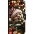 Miniatyrbillede 3 af 3: Kompatibel Tegnebogsetui til OnePlus 9 Pro Julesovende bjørn kugler sød bjørn hyggelige lys jul kawaii varm højtid sød vinter plakat