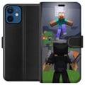 Miniatyrbilde 1 av 3: Kompatibelt Lommeboketui til Apple iPhone 12 Minecraft