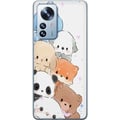 Miniatyrbild 1 av 3: Kompatibelt Mobilskal till Xiaomi 12 Pro Söt stapel av kawaii djur i pastellfärger charmig skissad illustration perfekt för dig som gillar gulliga mo