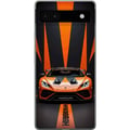 Pikkukuva 1 / 3: Yhteensopiva Puhelinkuori Google Pixel 6a Lamborghini Huracán oranssi superauto luksusauto urheiluauto kilpa-ajo etunäkymä auto eksoottinen nopea jul