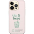 Pikkukuva 1 / 3: Yhteensopiva Puhelinkuori Apple iPhone 14 Pro Gin ja tonic tyylikkäässä retrokuvituksessa