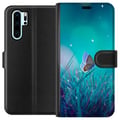 Miniatyrbillede 1 af 3: Kompatibel Tegnebogsetui til Huawei P30 Pro Magisk Sommerfugl
